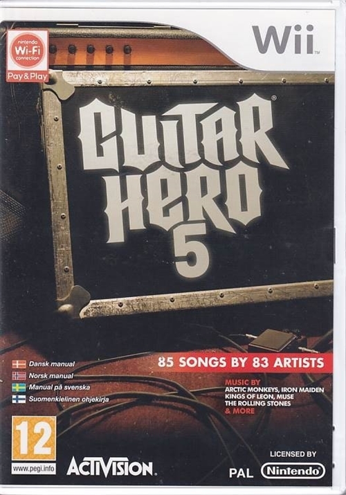 Guitar Hero 5 - Nintendo Wii (B Grade) (Genbrug)